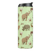 Wilde Tiere Thermosbecher (Nach links gedreht)