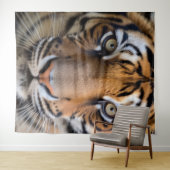 Wilde Tiere - Tiger Hintergrund Wandkunst Wandteppich (Beispiel (Horizontal))