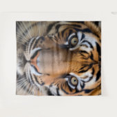 Wilde Tiere - Tiger Hintergrund Wandkunst Wandteppich (Vorderseite (Horizontal))