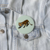 Wilde Tiere - TIGER - WildkatzeGreen Button (Beispiel)