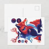 Wilde Tiere V.06 Postkarte (Vorne/Hinten)
