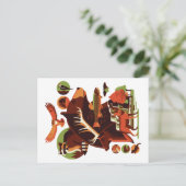 Wilde Tiere V.07 Postkarte (Stehend Vorderseite)