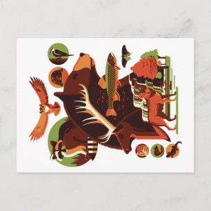 Wilde Tiere V.07 Postkarte