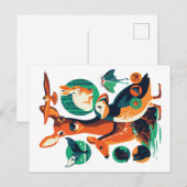 Wilde Tiere V.13 Postkarte (Vorne/Hinten)