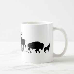 Wilde Tiere von Yellowstone Kaffeetasse