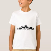Wilde Tiere von Yellowstone T-Shirt (Vorderseite)