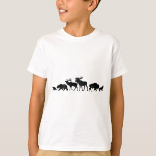 Wilde Tiere von Yellowstone T-Shirt