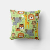 Wilde Tiere Zoo Safari Kopfkissen Kissen (Vorderseite)