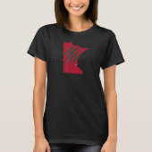 Wilde Tierkratzer durch Minnesota T-Shirt (Vorderseite)