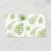 Wilde Tiertiere: Verlosung von Kartenkarten Begleitkarte (Rückseite)