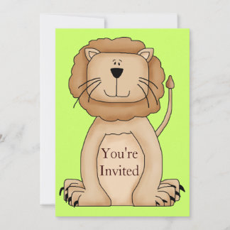 Wilde Tierzoo Geburtstagsparty Einladung