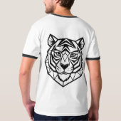 Wilde Tiger - fein tierischer T - Shirt für die Na (Rückseite)