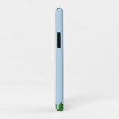 Wilde Tiger-Gesichter auf Light Blue Case-Mate iPhone Hülle (Hinten/Rechts)