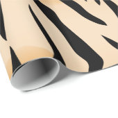 Wilde Tiger-Streifen Geschenkpapier (Rolleneckpunkt)