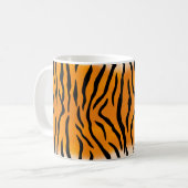 Wilde Tiger Streifen Kaffeetasse (Vorderseite Links)