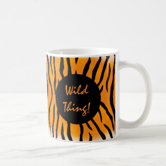 Wilde Tiger Streifen Kaffeetasse
