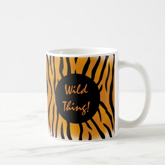Wilde Tiger Streifen Kaffeetasse (Rechts)