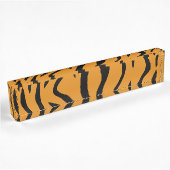 Wilde Tiger-Streifen Namensplakette