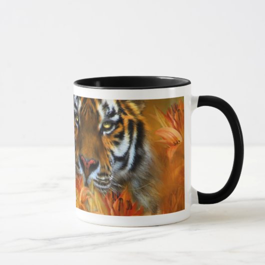 Wilde Tiger-Tasse Tasse (Rechts)