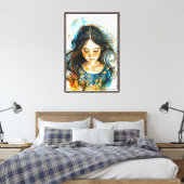 Wilde Tochter Leinwanddruck (Insitu (Schlafzimmer))