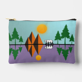 Wilde Toilettenbeutel Zubehörtasche