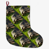 Wilde Tortoise im Gras Wiesen Kunst, Dichtung und Großer Weihnachtsstrumpf (Vorderseite)