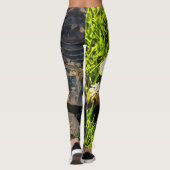 Wilde Tortoise im Gras Wiesen Kunst, Dichtung und Leggings (Rückseite)