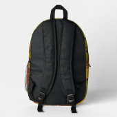 Wilde Touch Bedruckter Rucksack (Rückseite)