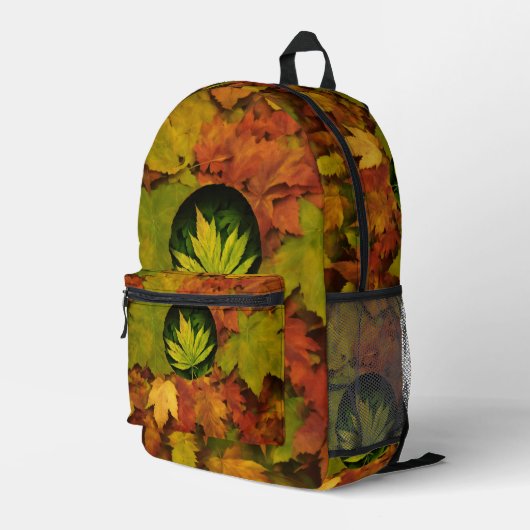 Wilde Touch Bedruckter Rucksack (Rückseitige Ecke Rechts)