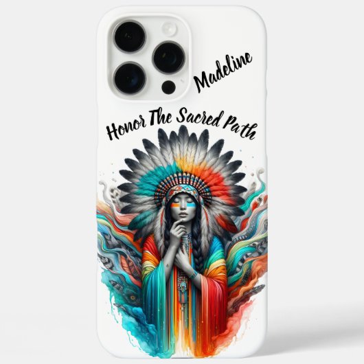 Wilde Touch des indigenen Erbes Case-Mate iPhone Hülle (Rückseite)