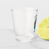 Wilde Touch des indigenen Erbes Schnapsglas (Links)