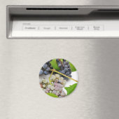 Wilde Trauben und Blätter Magnet (In Situ (Geschirrspüler))