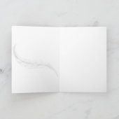 Wilde Träume und Federn "Mustang Meg" WILD CARD Dankeskarte (Innenseite)