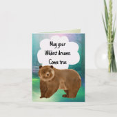 Wilde Träume viel Glück Bon Voyage viel Glück Karte (Vorderseite)