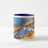 Wilde Träumer-Kunst-Tasse Tasse (Zentrum)