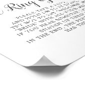 Wilde tropische Palme Das Ring-Game-Zeichen Poster (Ecke)