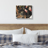 Wilde Trukeys Leinwanddruck (Insitu (Schlafzimmer))