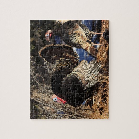 Wilde Trukeys Puzzle (Vertikal)