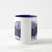 Wilde Trukeys Tasse (Zentrum)