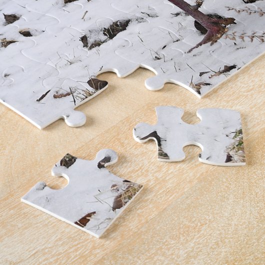 Wilde Truthähne im Schnee Puzzle (Seite)