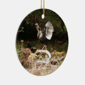 Wilde Truthähne Keramikornament (Rechts)