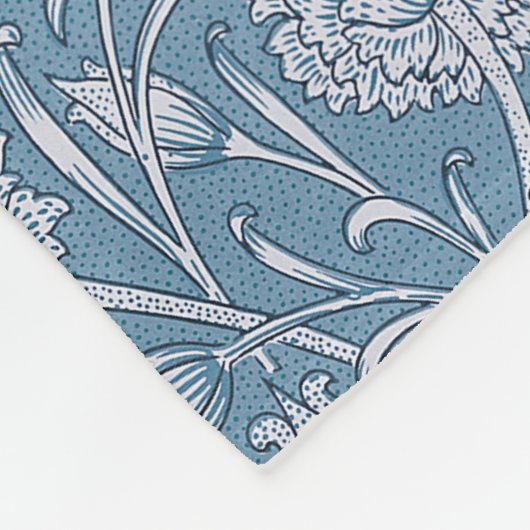 Wilde Tulpe durch William Morris Fleecedecke (Ecke)