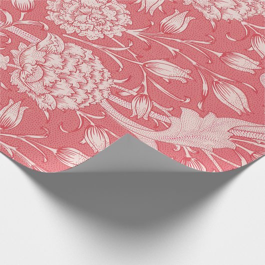 Wilde Tulpe durch William Morris Geschenkpapier (Ecke)