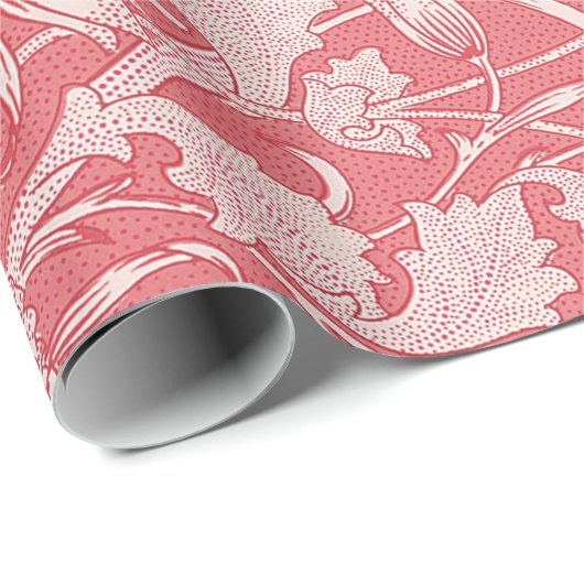 Wilde Tulpe durch William Morris Geschenkpapier (Rolleneckpunkt)