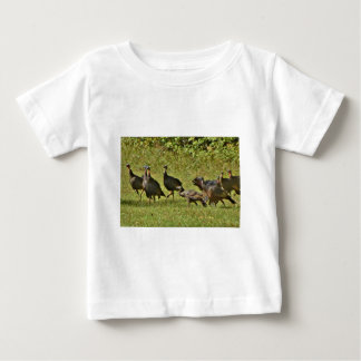 Wilde Türkei, Camouflage Farben Baby T-shirt