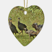 Wilde Türkei, Camouflage Farben Keramikornament (Links)