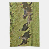 Wilde Türkei, Camouflage Farben Küchentuch (Vertikal)