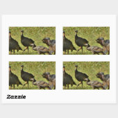 Wilde Türkei, Camouflage Farben Rechteckiger Aufkleber (Blatt)