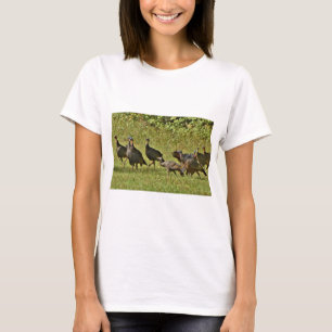 Wilde Türkei, Camouflage Farben T-Shirt