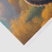 Wilde Türkei durch Stream Painting Seidenpapier (Detail)